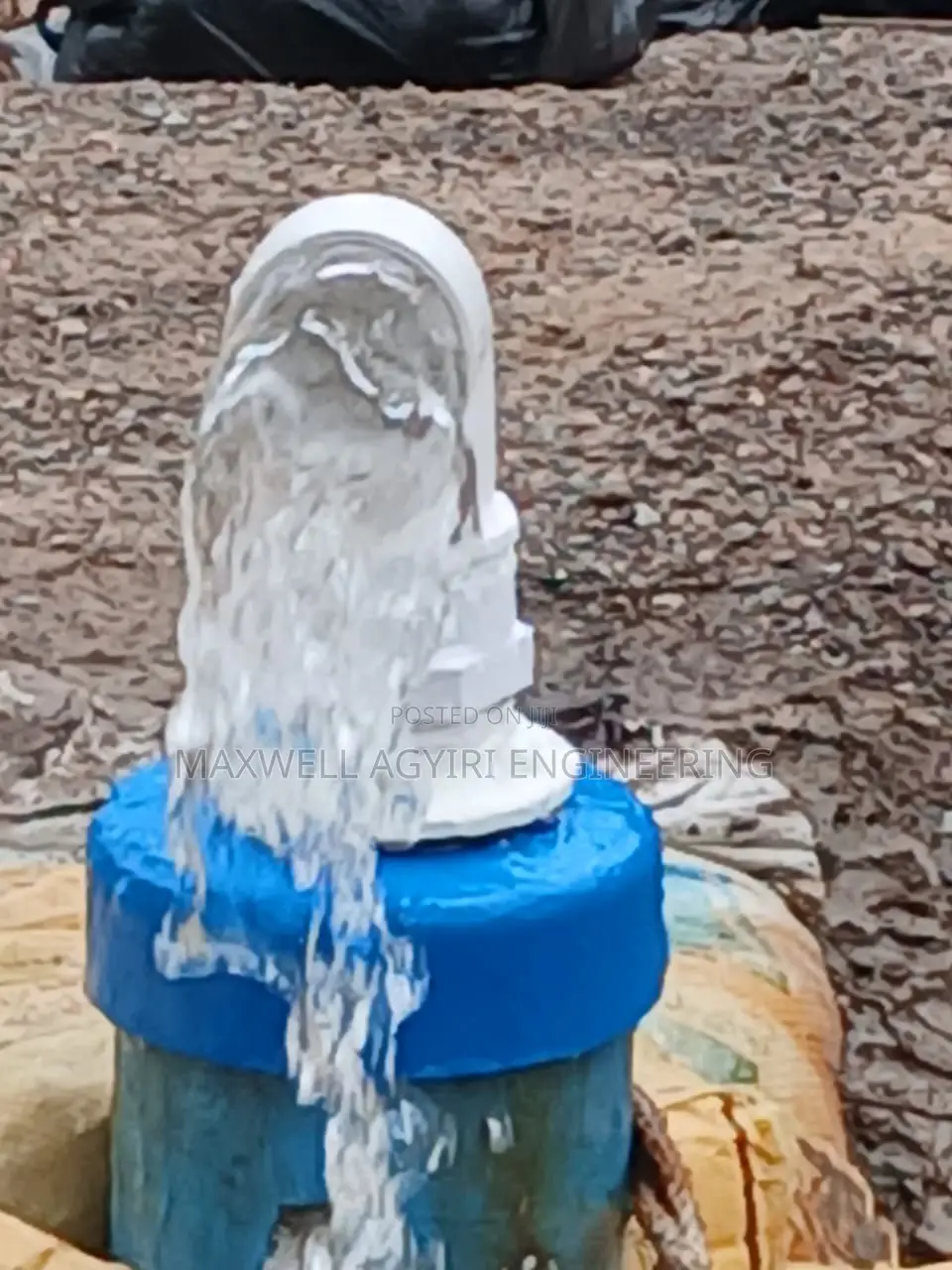 Borehole With Hand Pump