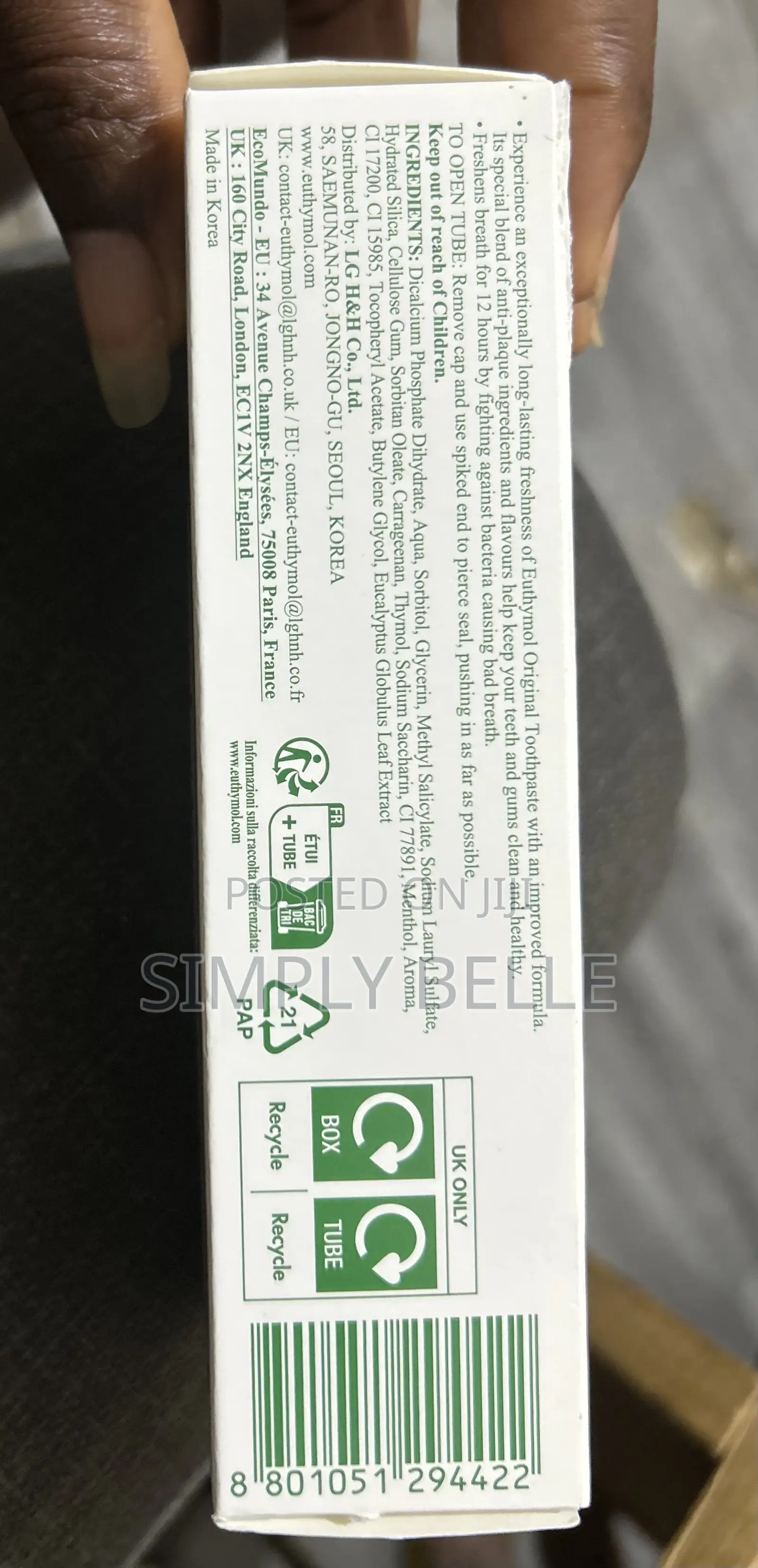 Euthymol Toothpaste