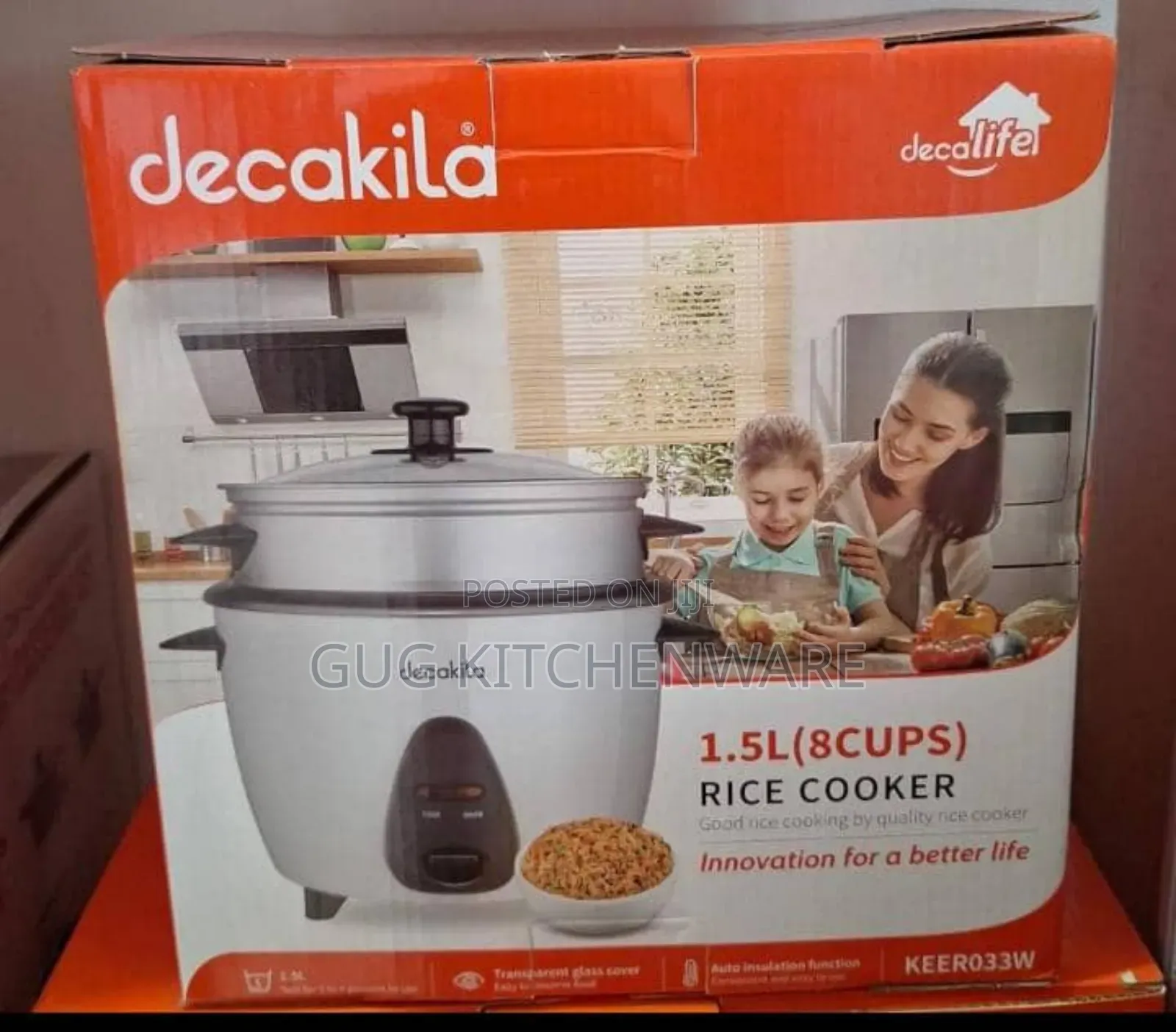 Decakila 1.5l Rice Cooker