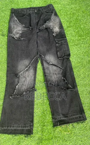 Y2k Star Jeans Is Made of Cotton Blend