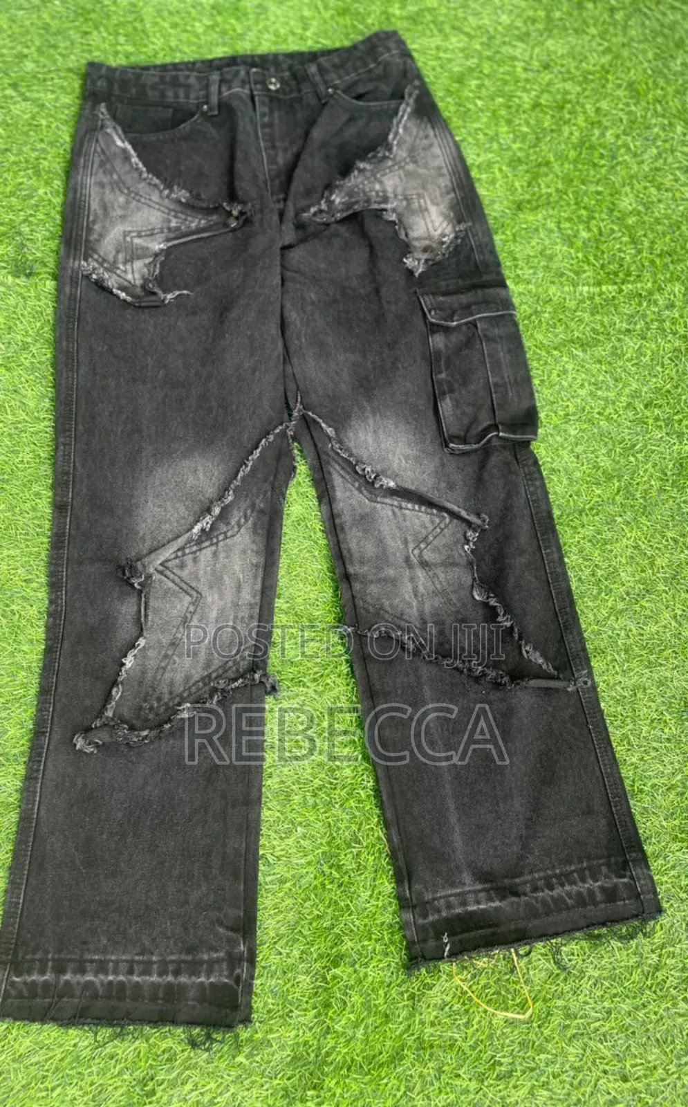 Y2k Star Jeans Is Made of Cotton Blend