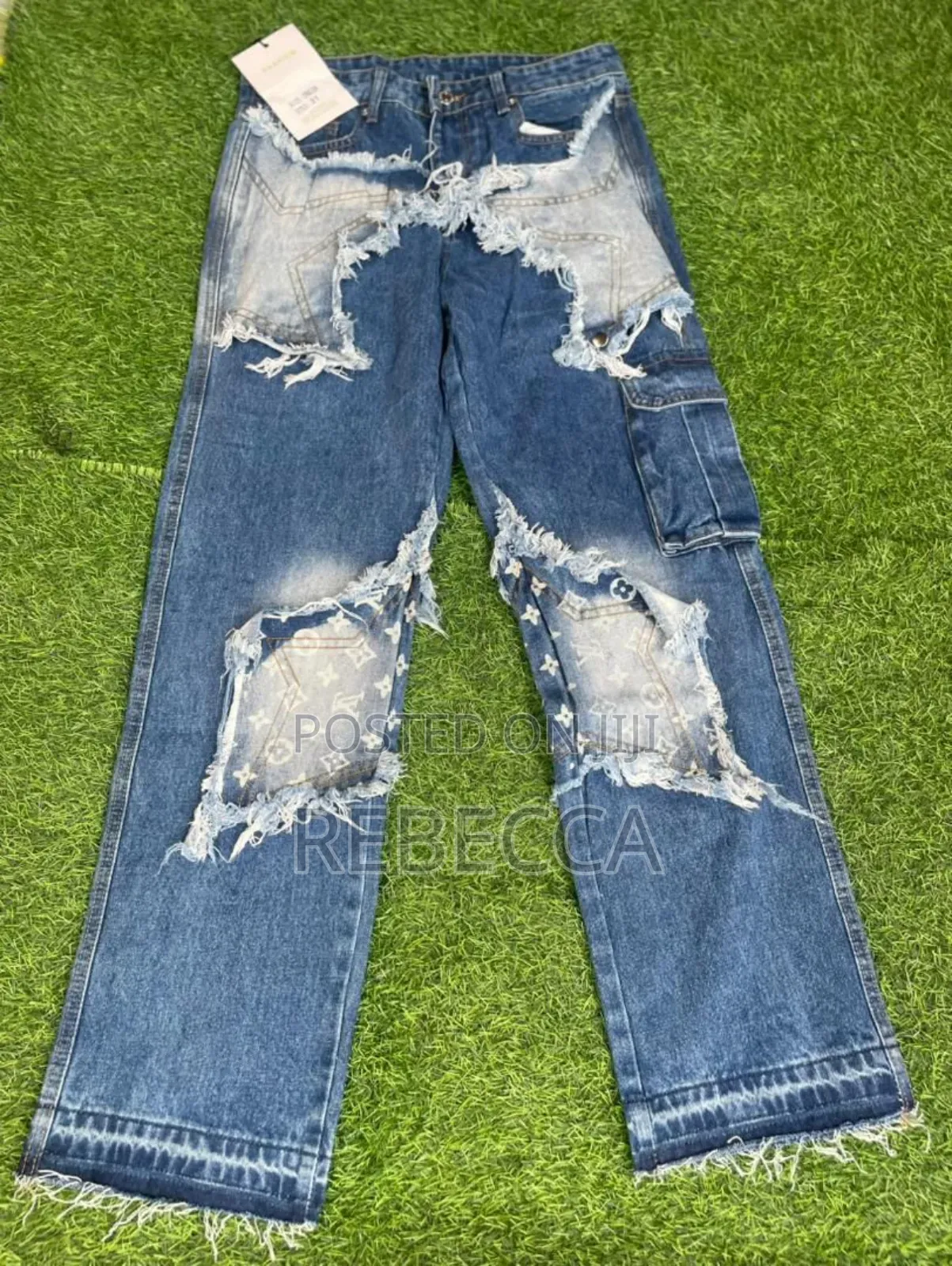 Y2k Star Jeans Is Made of Cotton Blend