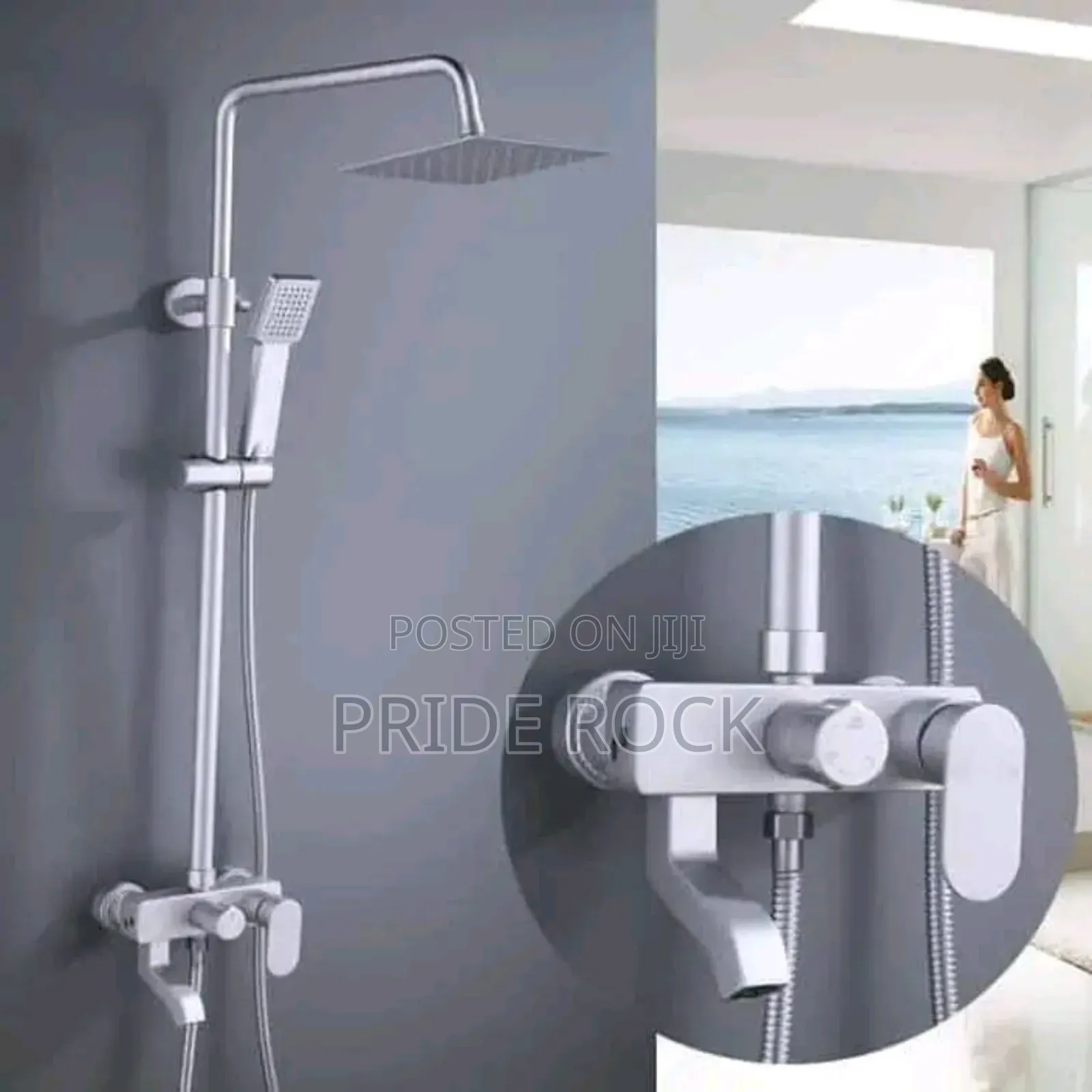 Quality Press Top Wc, Basin, Shower Plus Bathroom Accessories