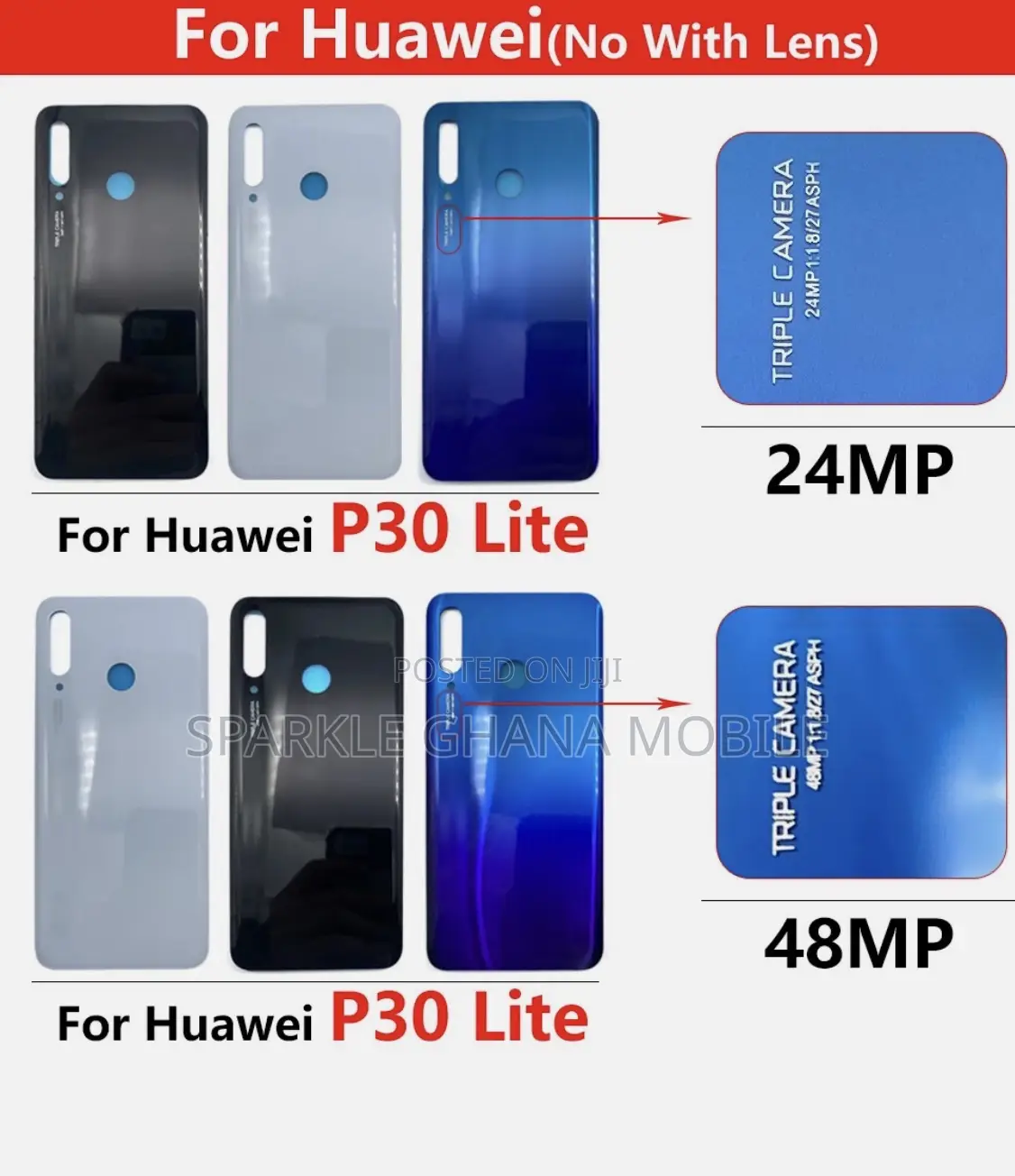 Huawei P30 Lite Back Glass Replacement