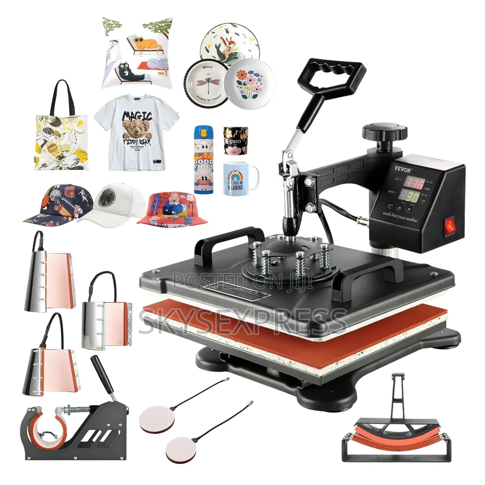 8 In 1 Heat Press Machine