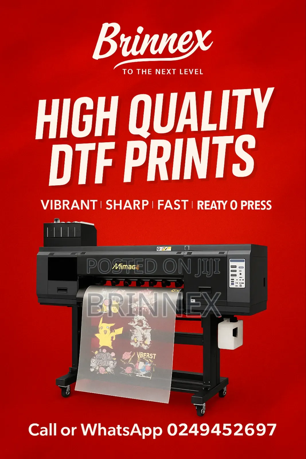 Print High Quality DTFS That Doesn't Fade.