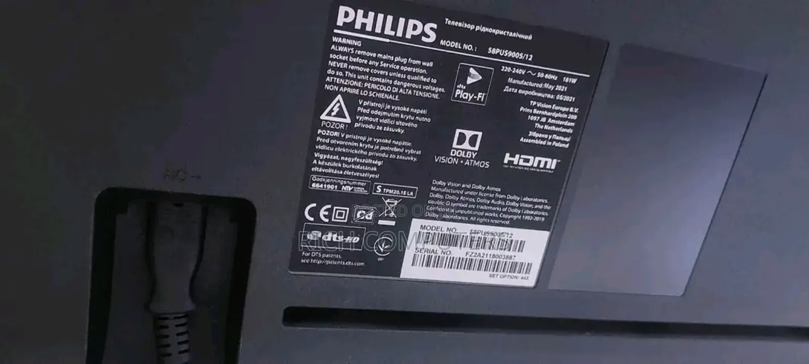 55iches Philips Tv