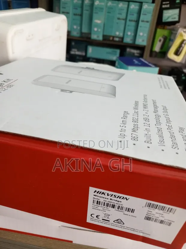 Hikvision Wireless Bridge Kit 5ghz MBPS 12 Dbi (Ds-3wf02-5ac/D) 3