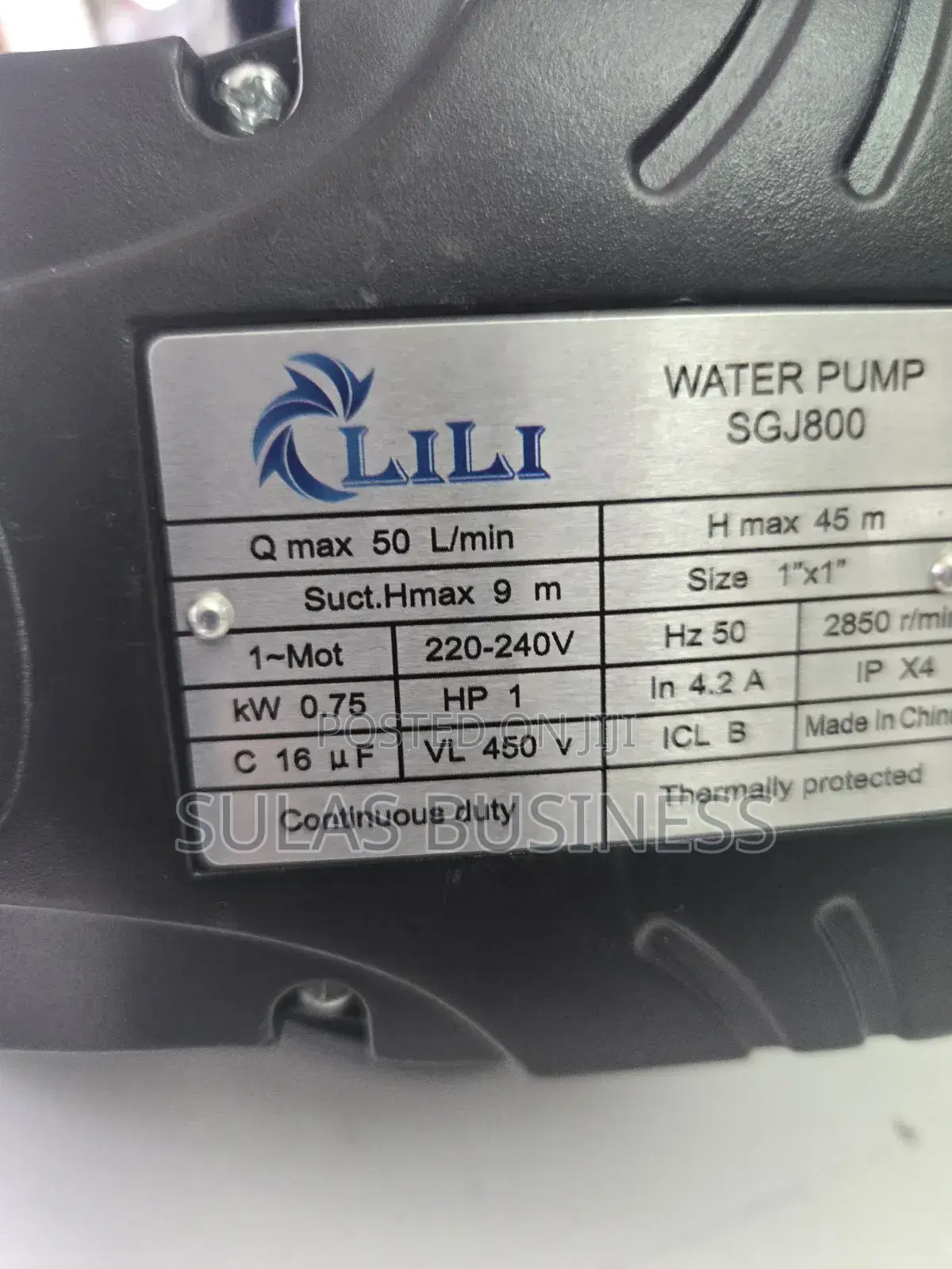 Lili Water Pump
