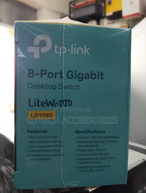 Tp Link 8 Port Gigabit Desktop Switch (Ls108g)