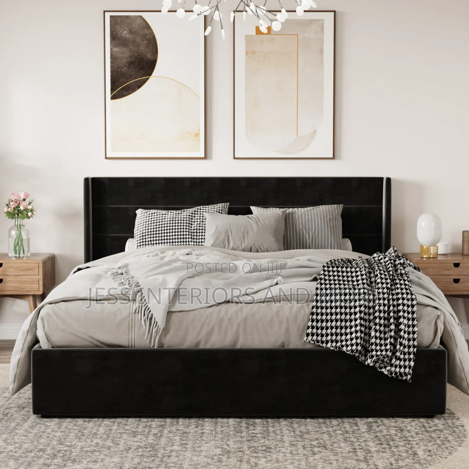 Bd Frame(Double/Full Size)Hydraulic Lift Up Storage Platform Bed