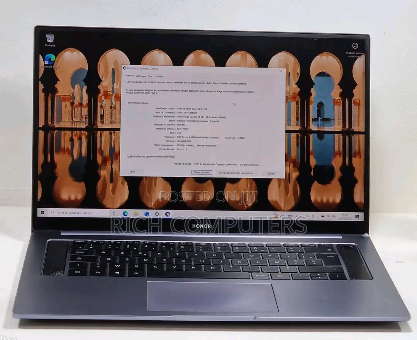 New Laptop Howard 16GB AMD Ryzen 5 SSD 512GB