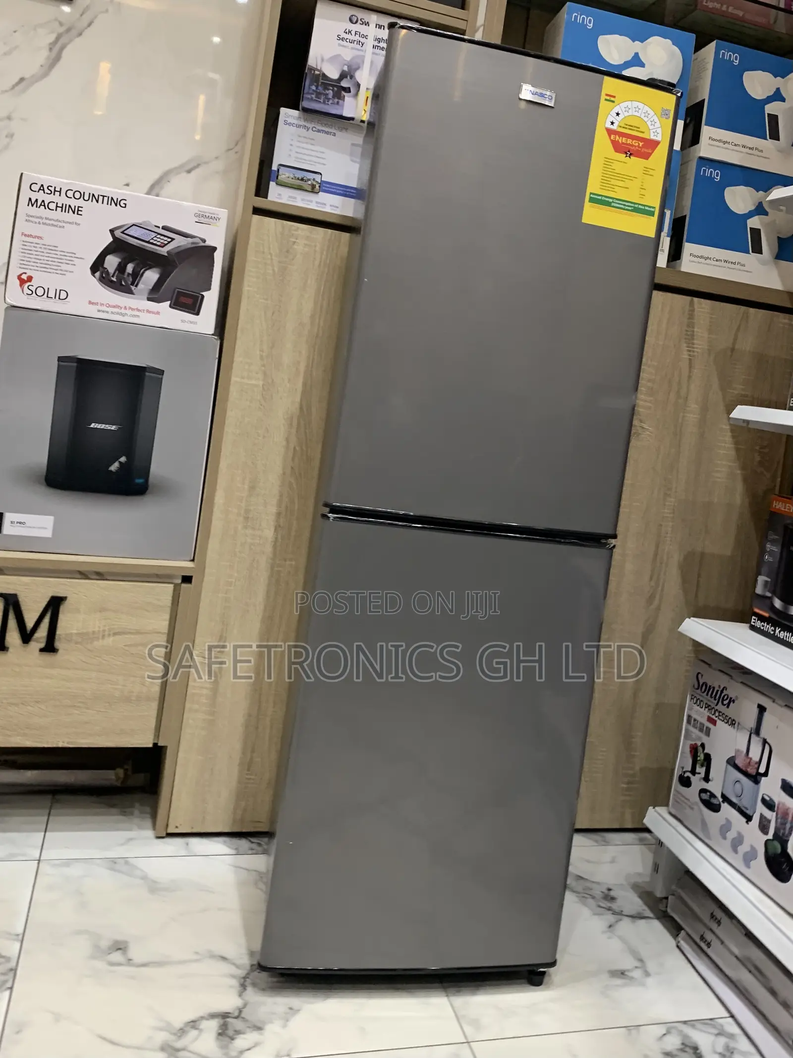 Zealous Best Nasd2-20fl Grey 158 Liters Nasco Bottom Mount Fridge