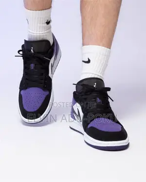 Air Jordan 1 Low ''court Purple'' Sneakers