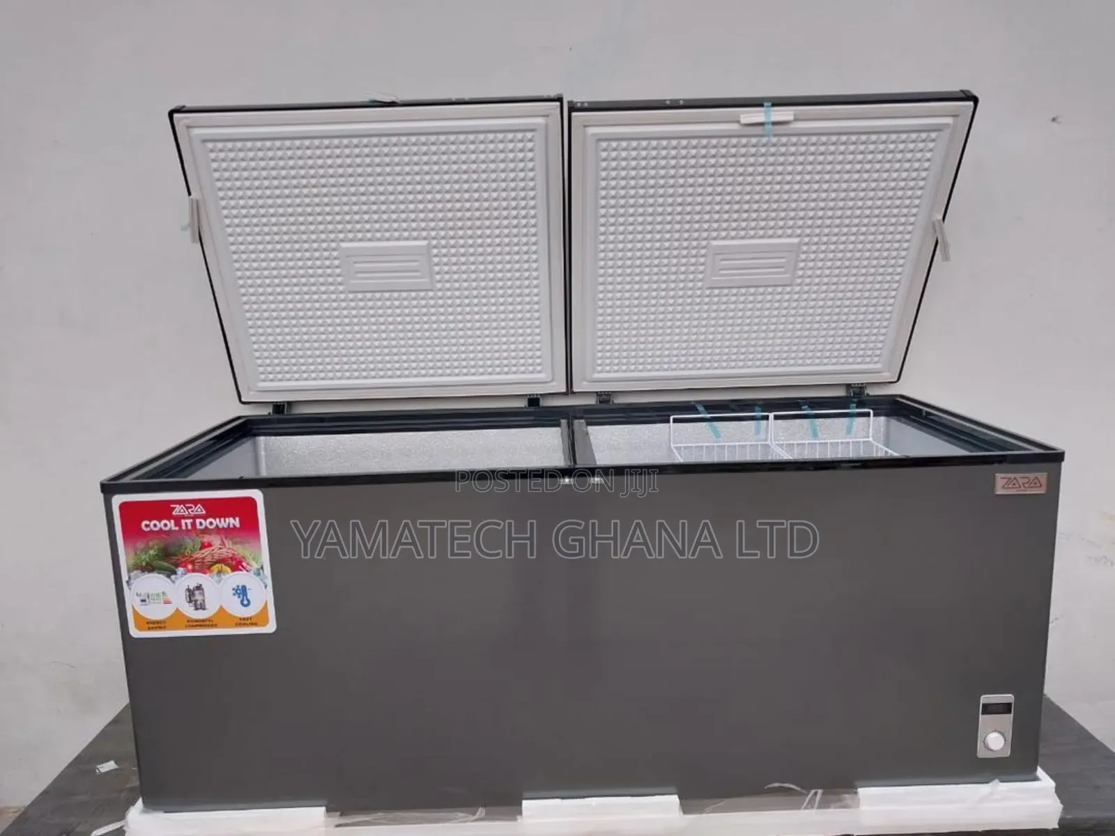 Large Capacity Zara 725 Litre Double Door Chest Freezer