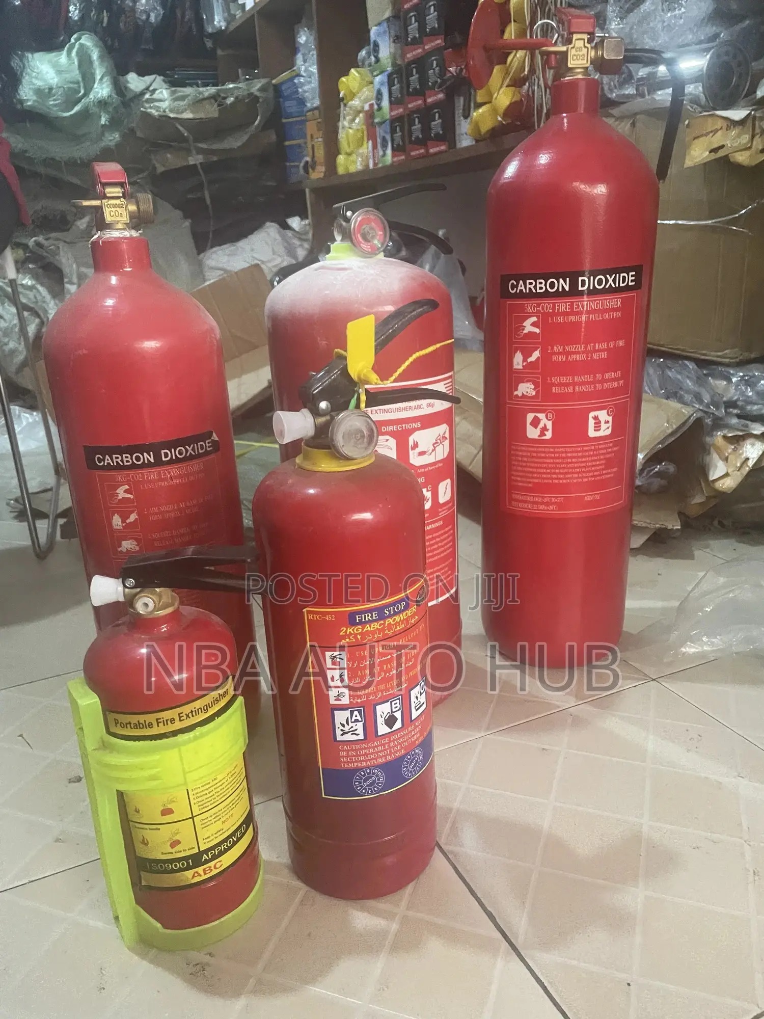 Fire Extinguisher 1kg,2kg,4kg,6kg and 9kg Available