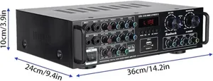 Quality Power Amplifier 5.1 Channel  800 Watts