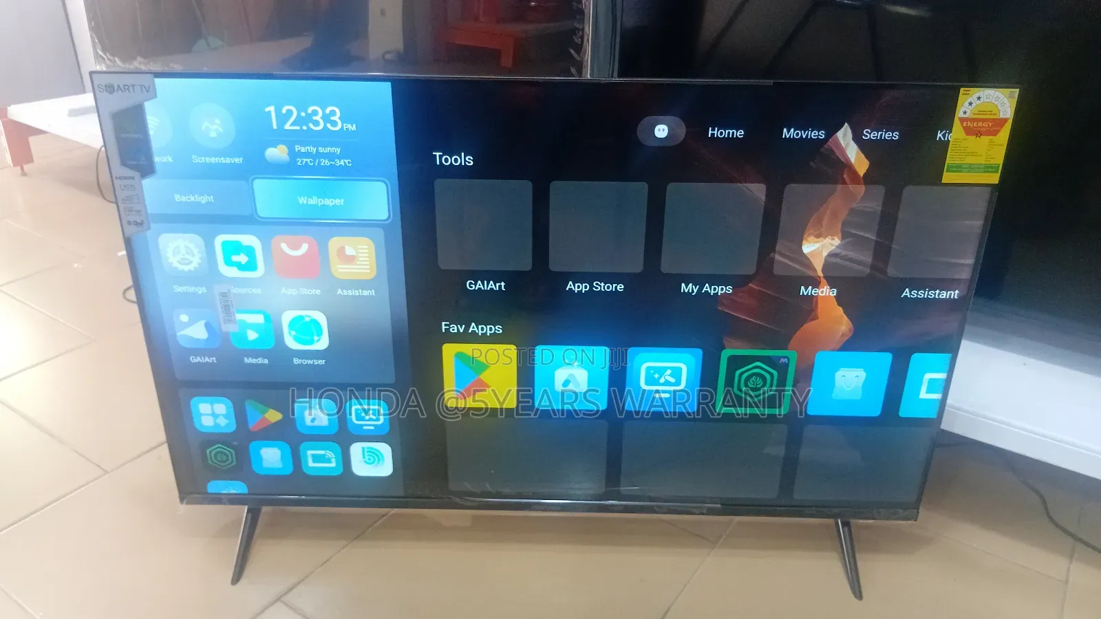 Asano 43" Smart Tv – Crystal Clear Display Smart Asano 43in Tv