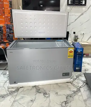 Super Fast 380 Liters Electric Singledoor TCL Grey Freezer