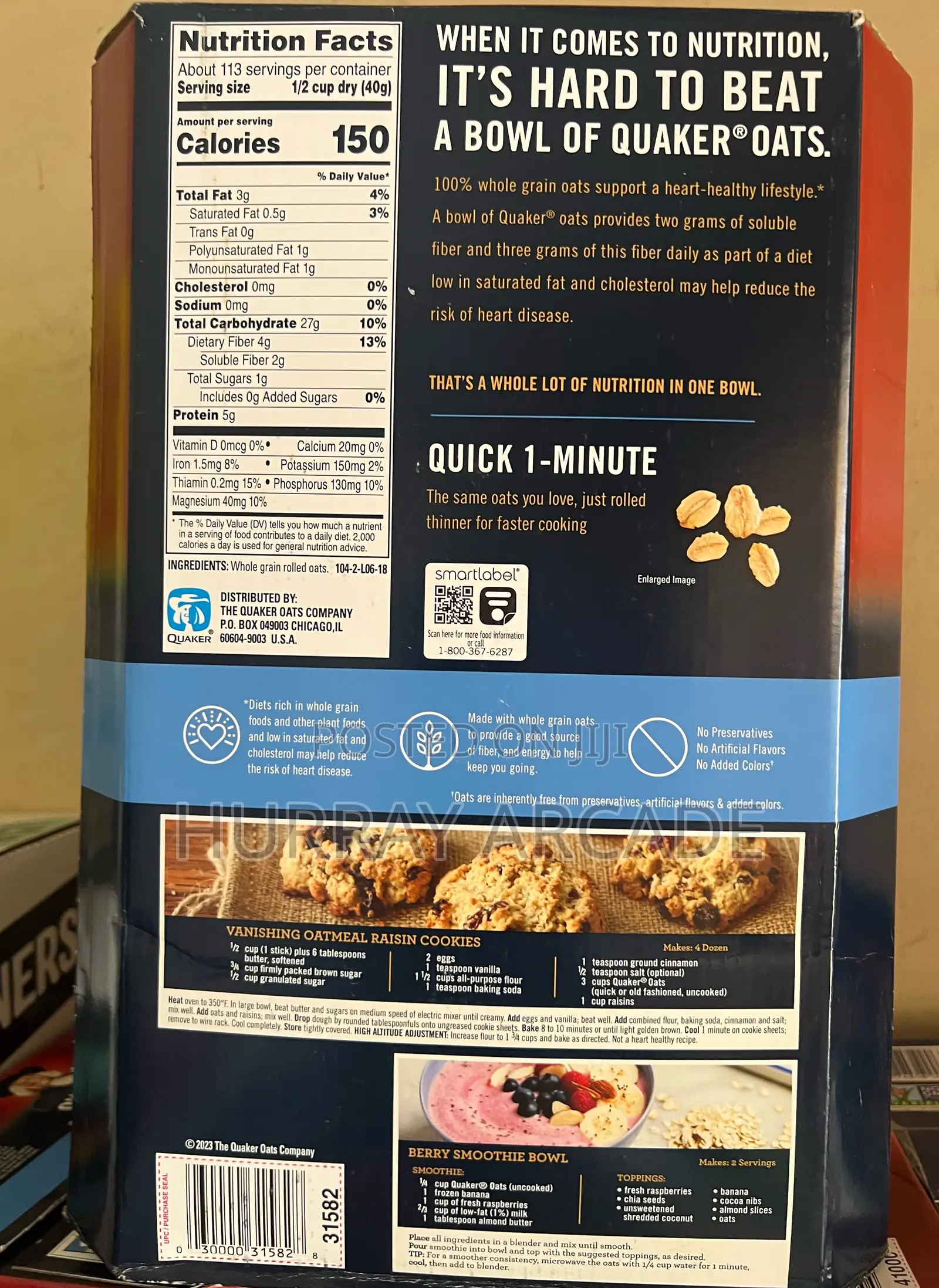 Quaker Oats 2 Bags (4.52kg)