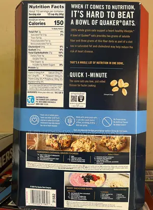 Quaker Oats 2 Bags (4.52kg)