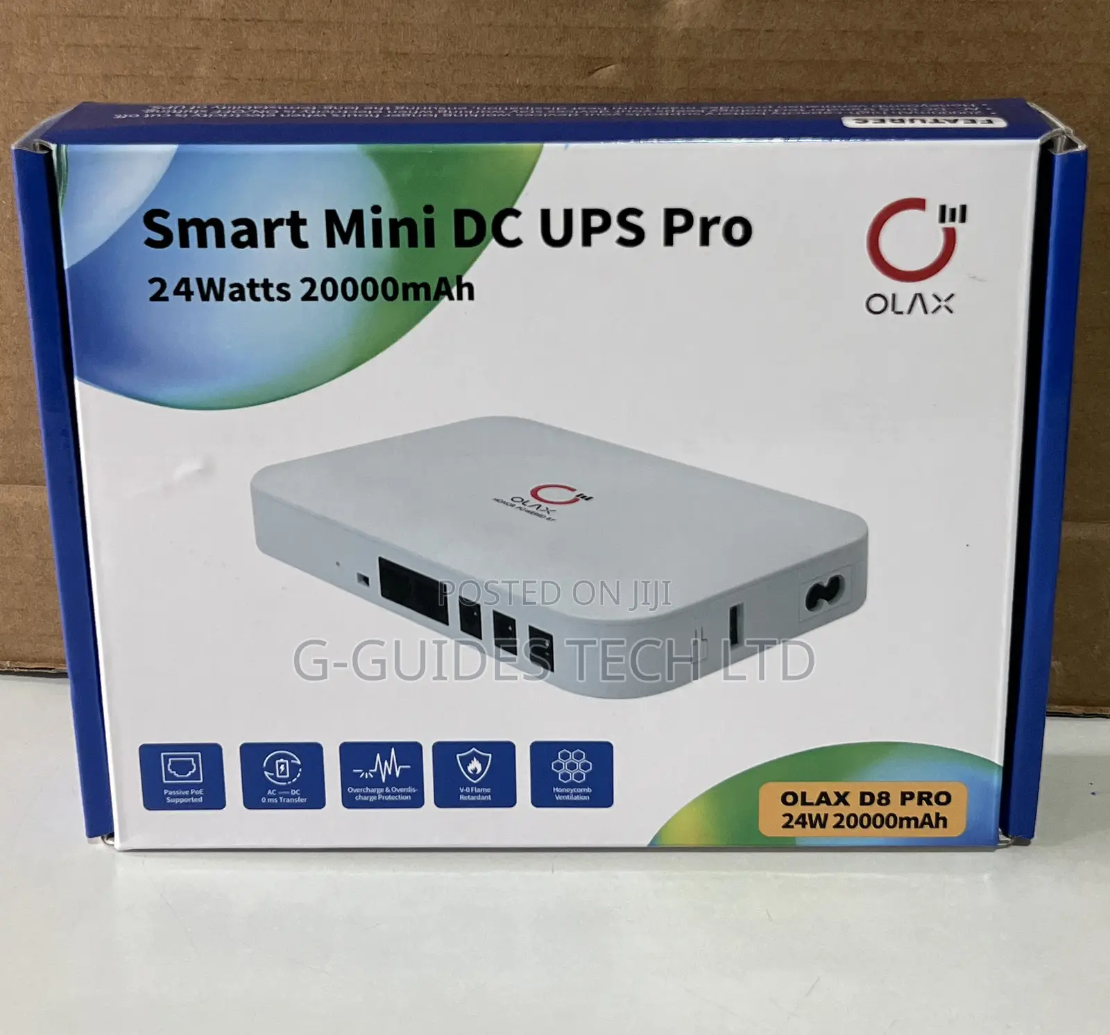Olax D8 Pro Smart Mini Dc Ups, Backup Power Supply for Routers, CCTV