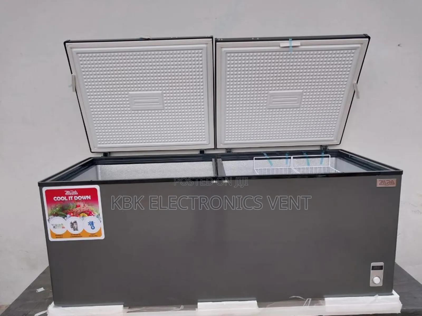 Zara 725liter Double Door Chest Freezer