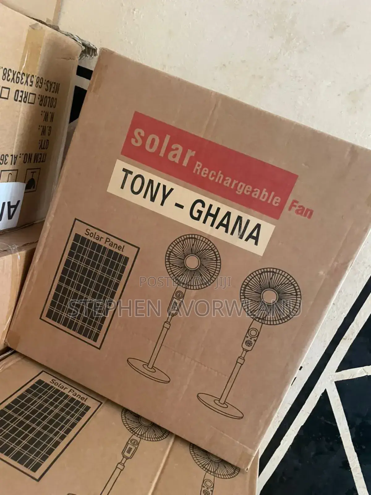 Rechargeable Solar Fans