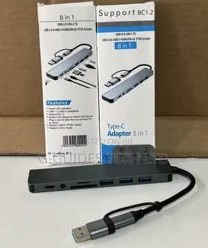 8-in-1 Usb Type-C Adapter , 8-in-1 Usb Type-C Multifunction Adapter