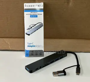 8-in-1 Usb Type-C Adapter , 8-in-1 Usb Type-C Multifunction Adapter
