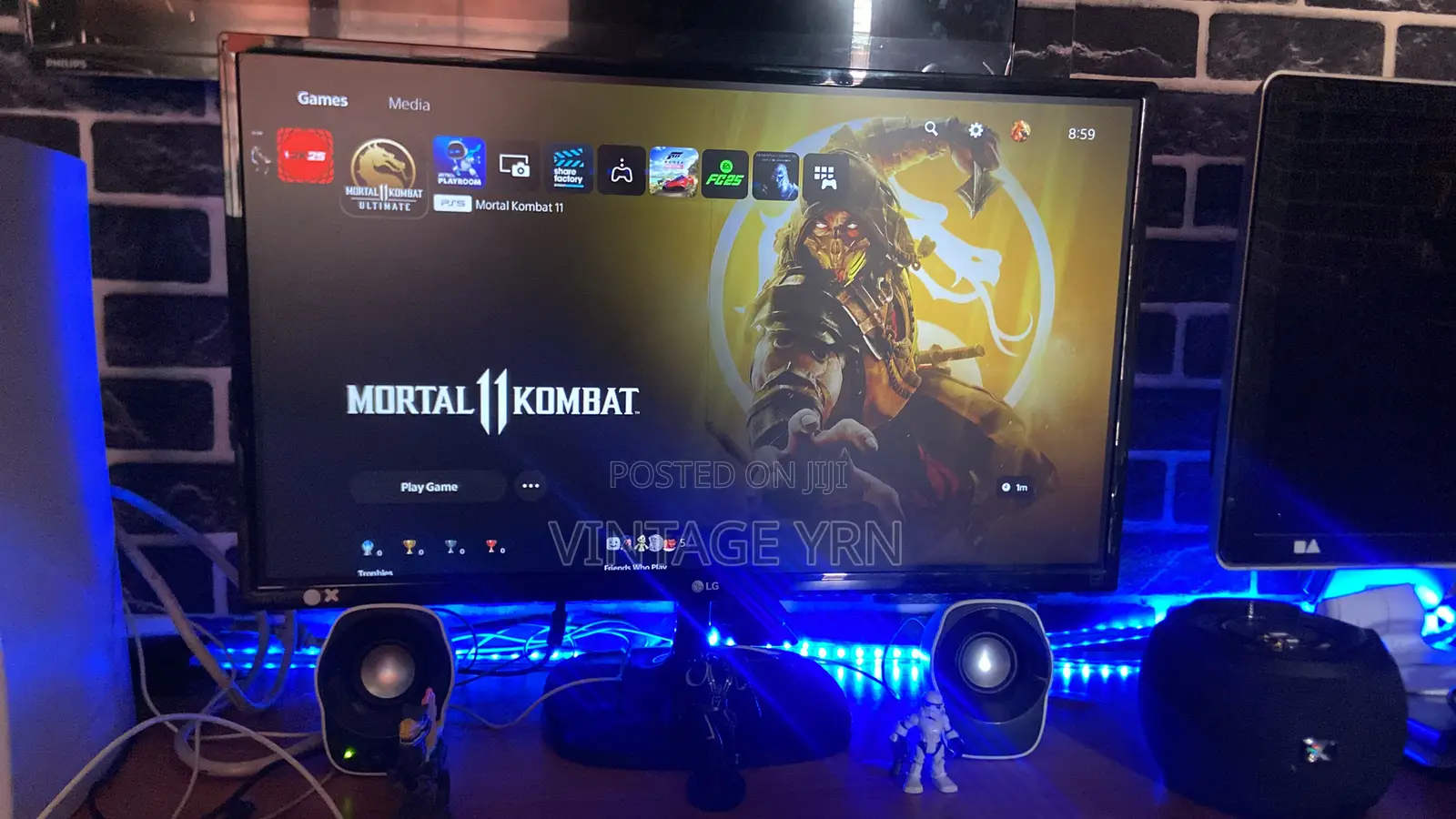 27 Inch Lg Monitor With Black Vertical Line on Scren