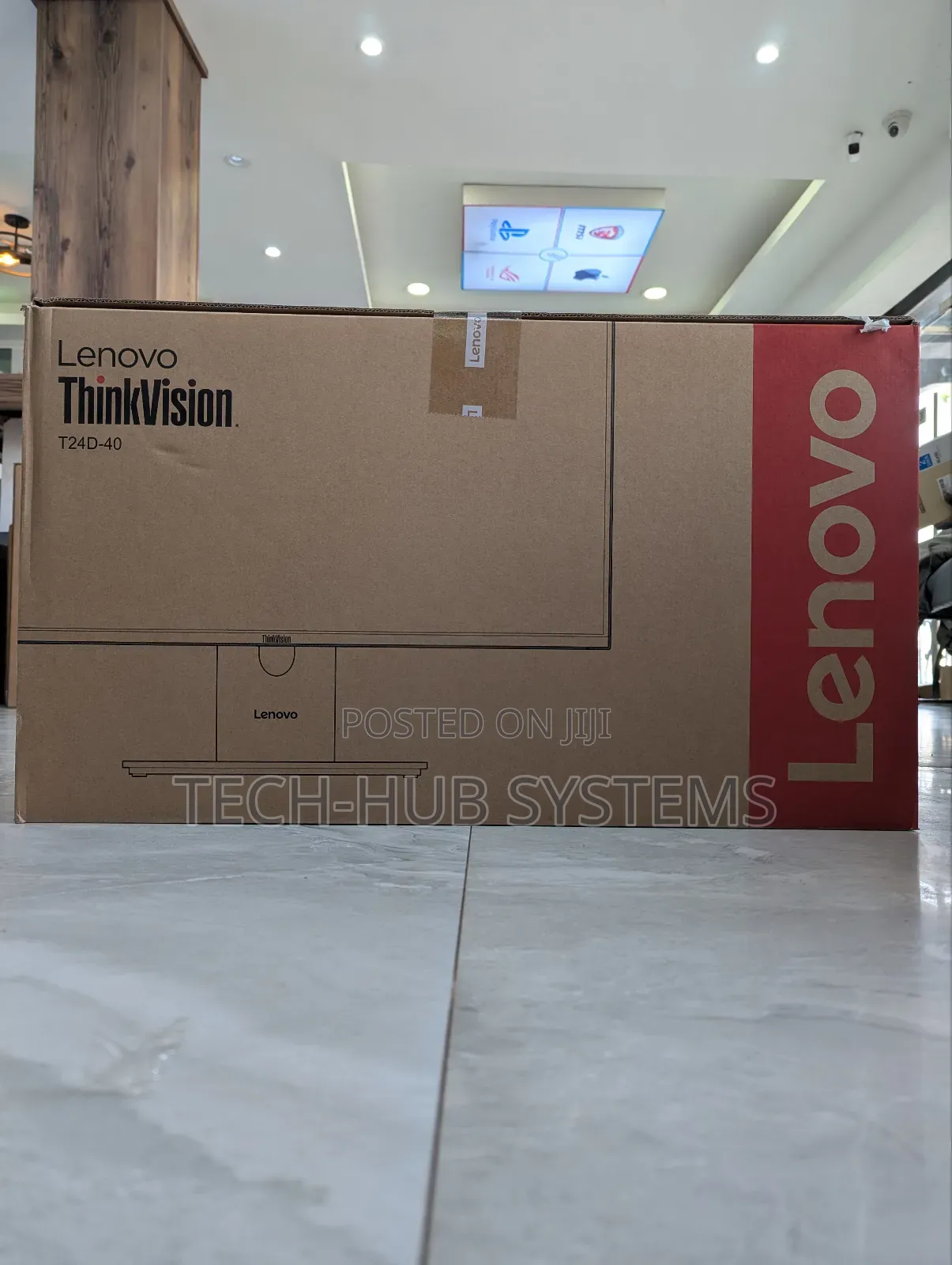 Lenovo Thinkvision T24d-40 - Led Docking Monitor - Full Hd - 24"