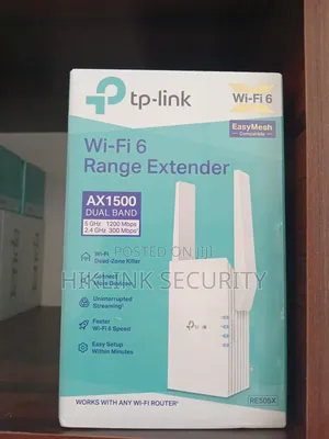 Tplink Wifi6 Range Extender Re505x