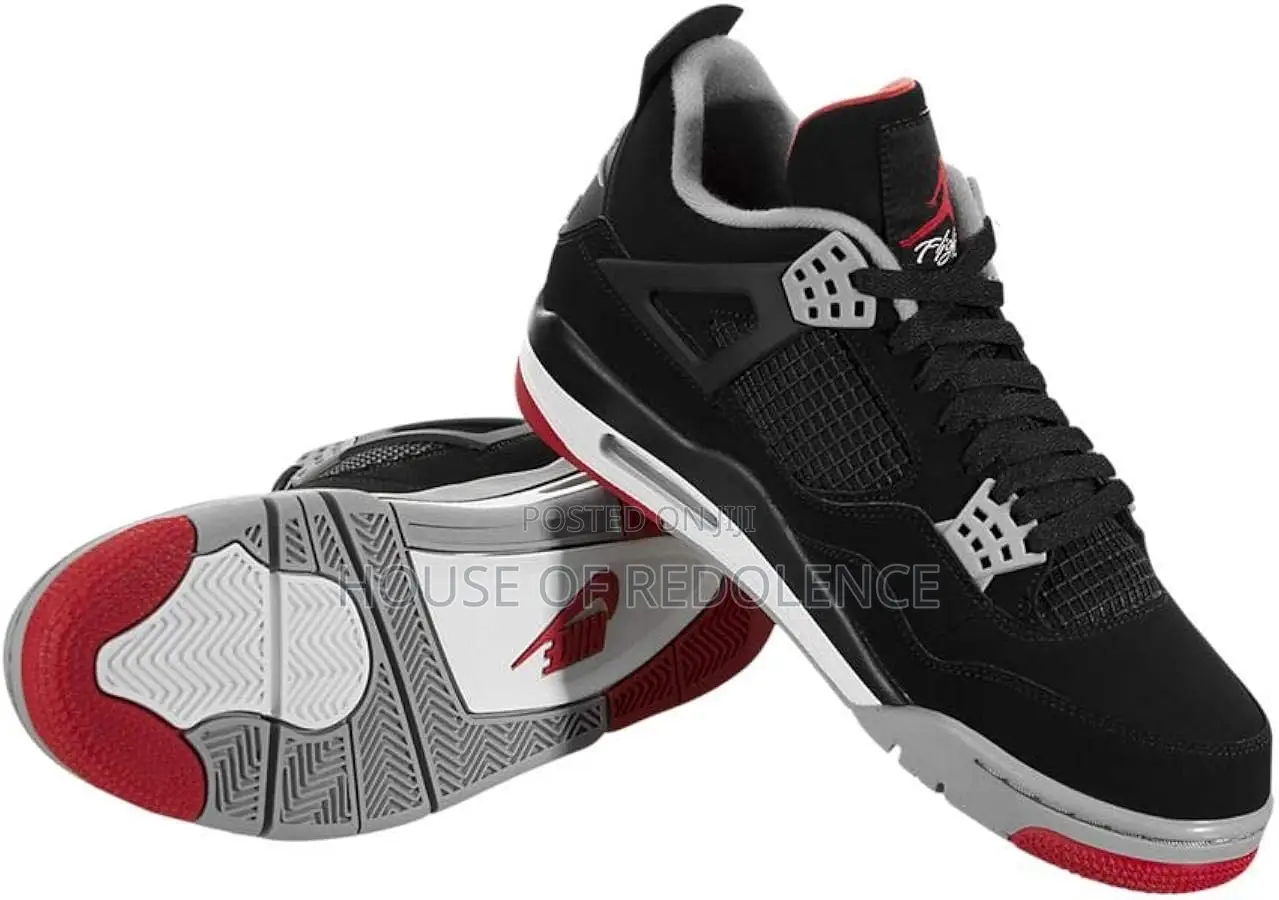 Nike Air Jordan 4 "Bred" Sneakers