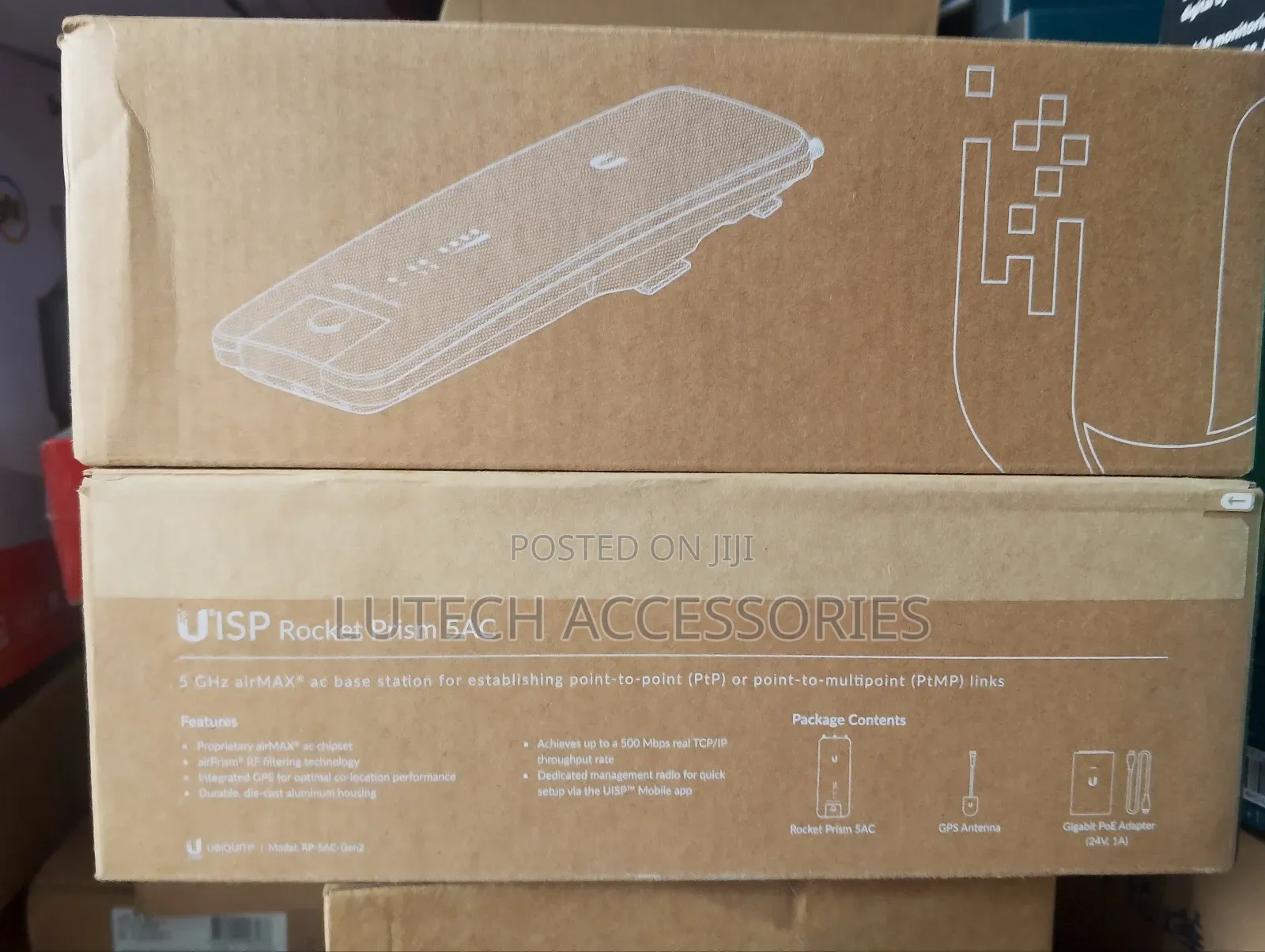Ubiquiti Airmax Rocket Prism 5ghz Radio Rp-5ac-Gen2