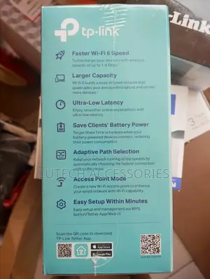 Tp Link Wi-Fi 6 Range Extender Ax1800 Dual Band (Re600)
