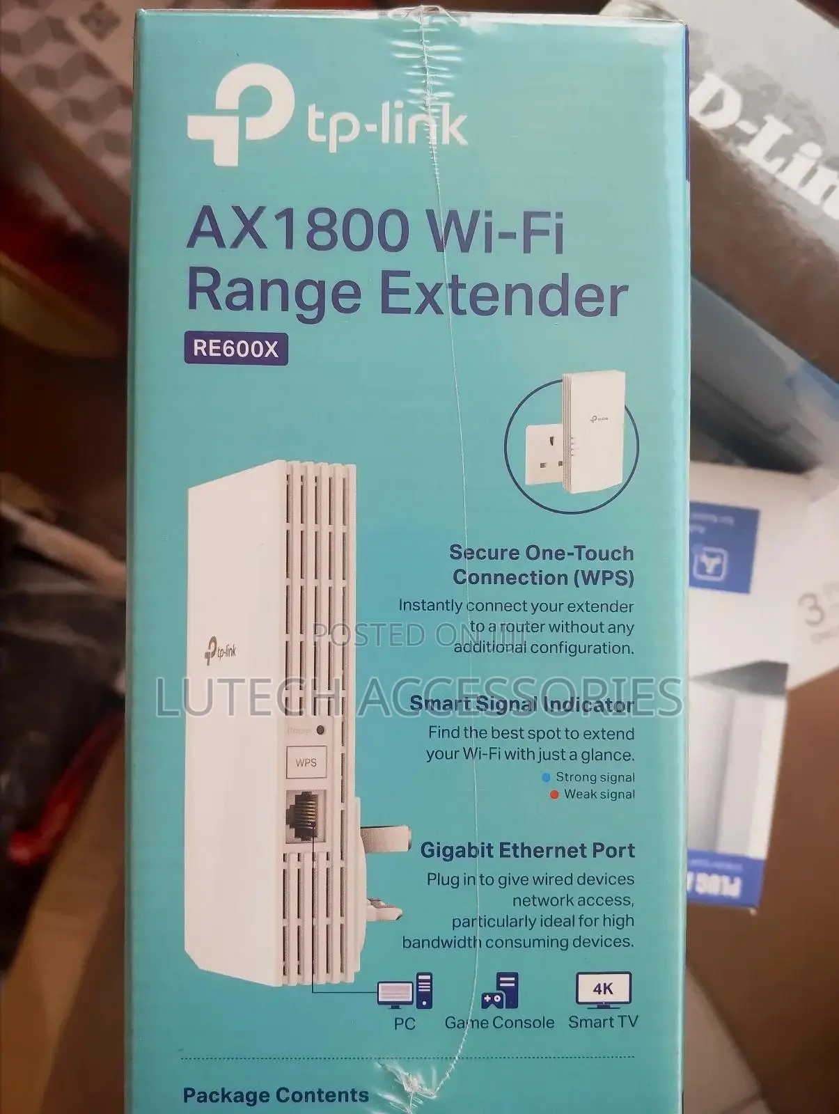 Tp Link Wi-Fi 6 Range Extender Ax1800 Dual Band (Re600)