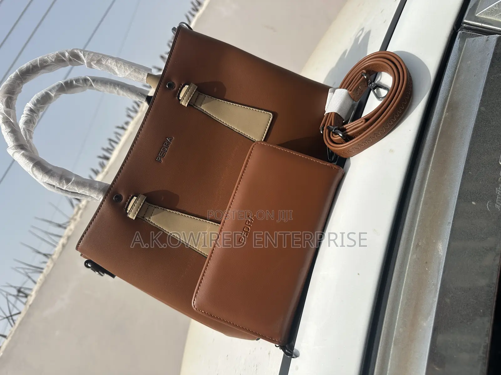 Quality Pedra and Jacquemus Bags Available in Black , Brown and Kaki