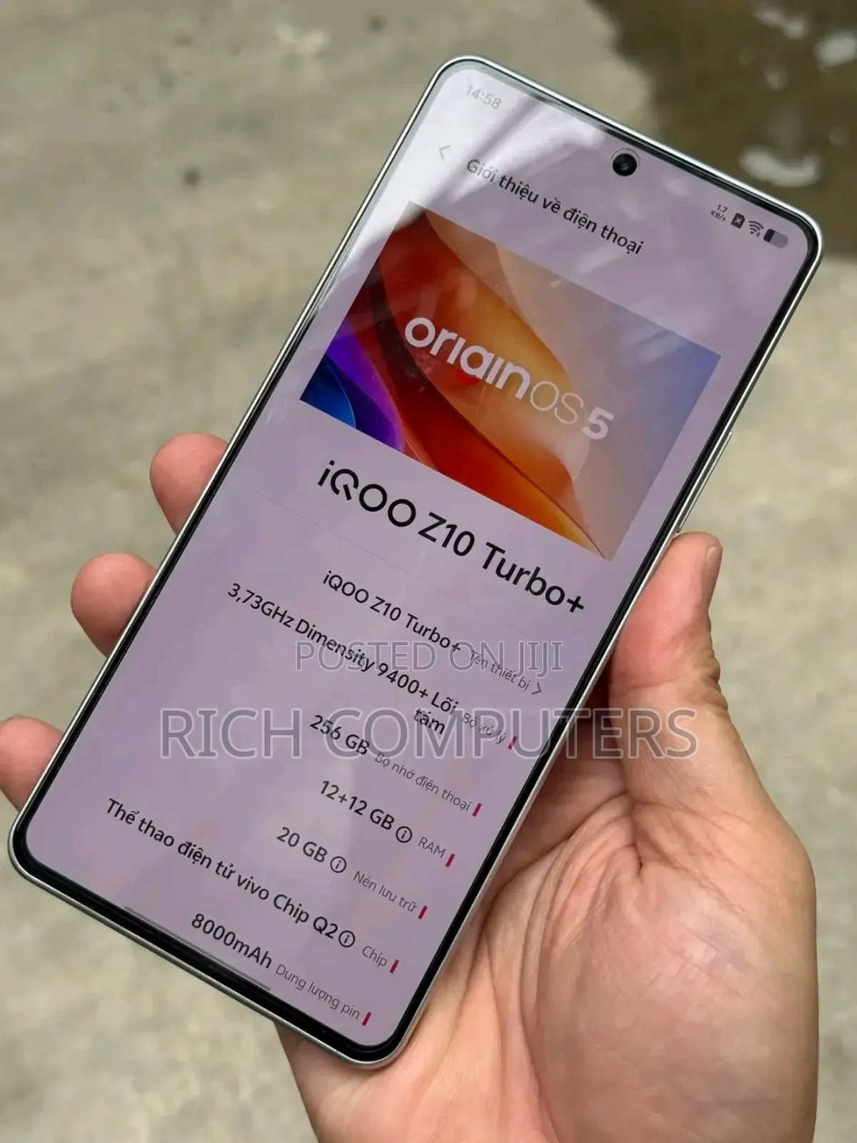 New Vivo iQOO Z10 Turbo+ 256 GB Gray