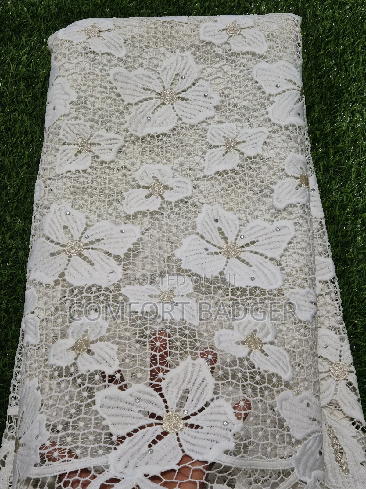 Exquisite Embroidery Guipure Lace