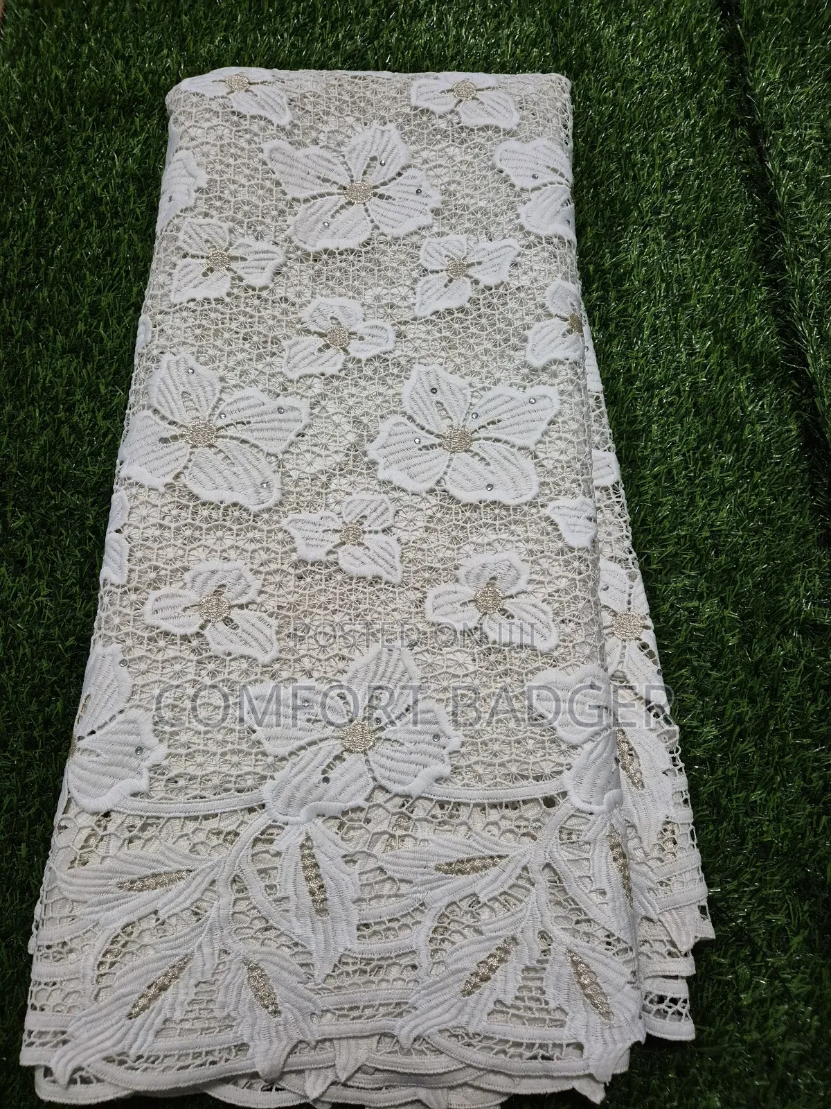 Exquisite Embroidery Guipure Lace
