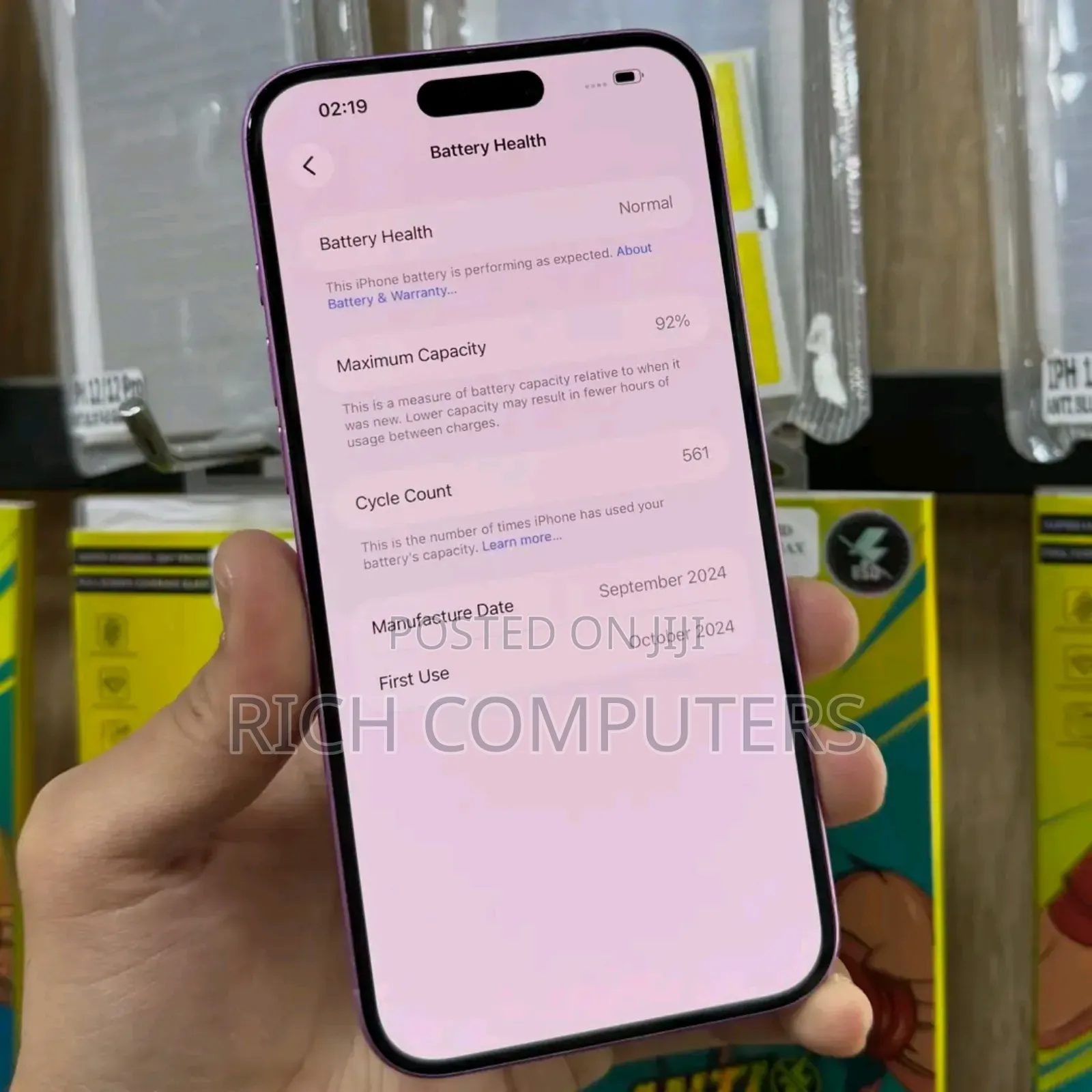New Apple iPhone 16 Plus 256 GB Pink