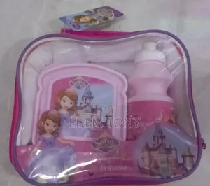 Sofia the First 3-Piece Lunch Bag, Bottle, and Sandwich Box Set