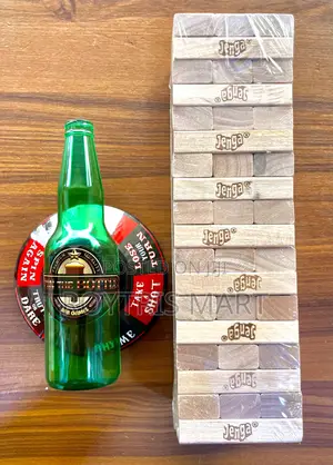 Jenga and Spin the Bottle Game