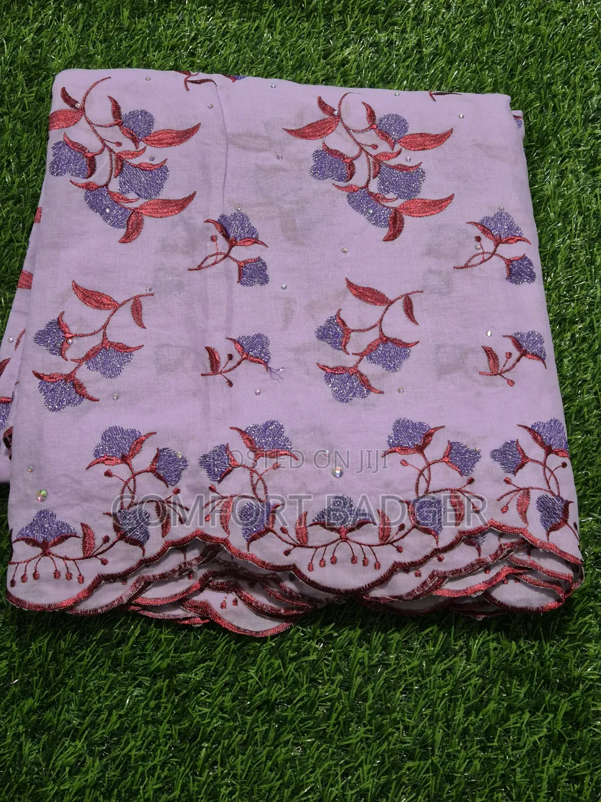 Soft Lilac Swiss Voile Lace