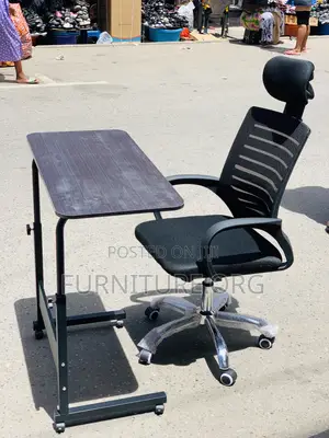 Neck Rest Chair With a Laptop/Computer Table