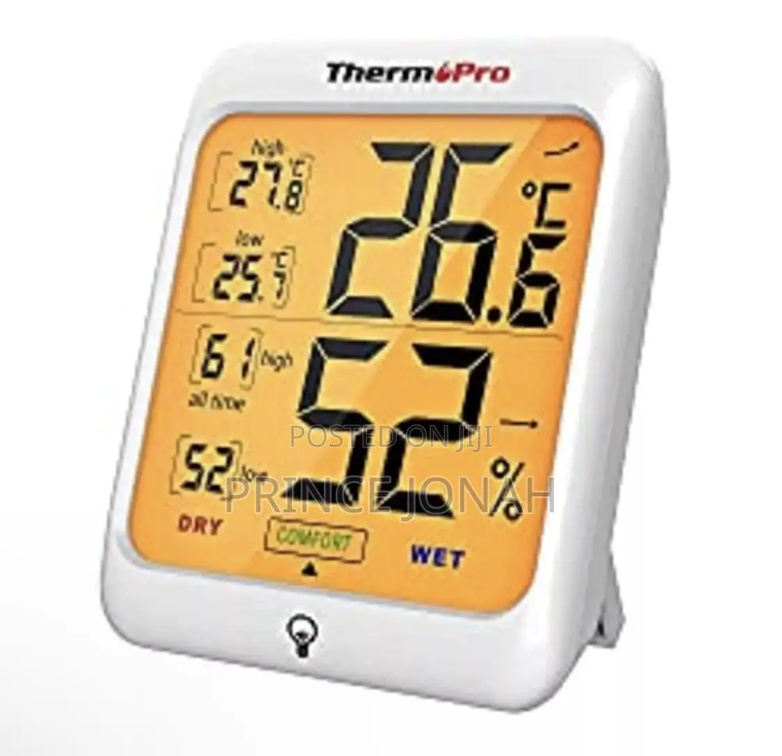 Thermopro Tp53 Hygrometer Digital Indoor Lab Greenhouse Thermometer
