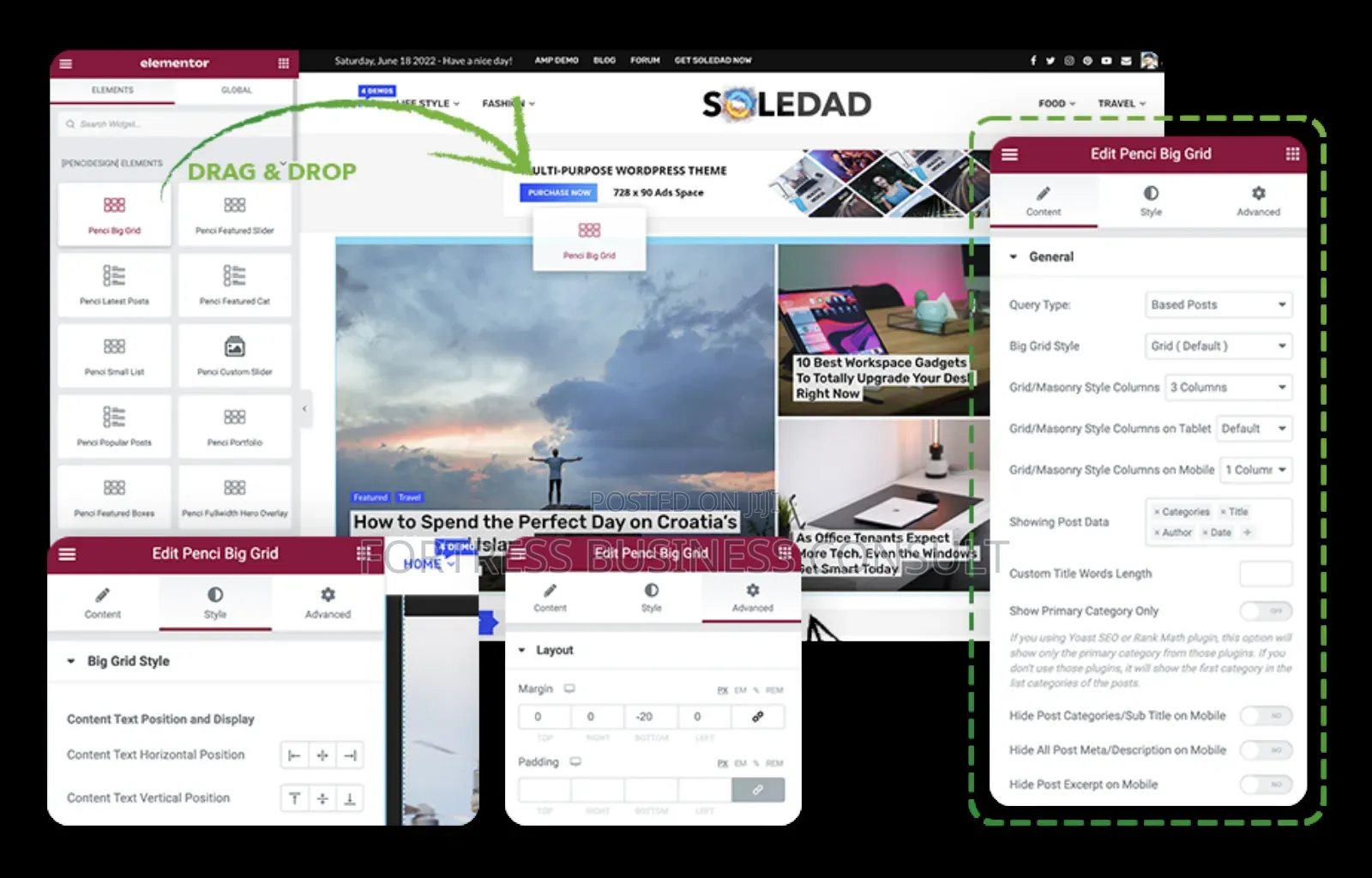 Soledad – Multipurpose, Newspaper, Blog Woocommerce Wordpress Theme