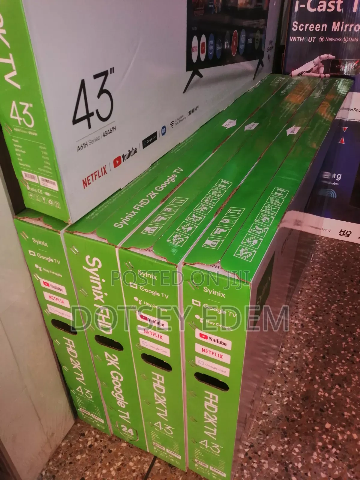 Syinix Google Smart 43 Inches Tv's