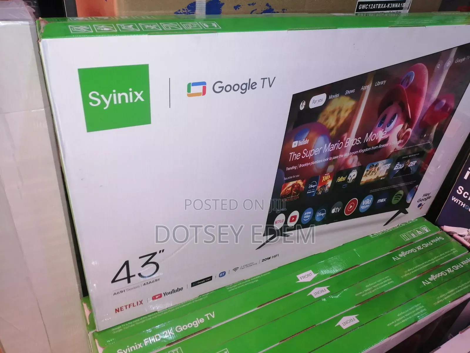 Syinix Google Smart 43 Inches Tv's